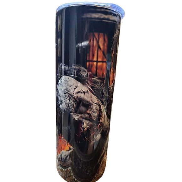Custom Scary Clown Halloween 20oz Tumbler New - Picture 2 of 5